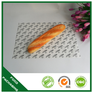 Personnalisé imprimé sulfurisé <span class=keywords><strong>papier</strong></span>, alimentaire graisse preuve <span class=keywords><strong>papier</strong></span>, pain <span class=keywords><strong>papier</strong></span> d'emballage - Product Image 2