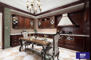 NICOCABINET Solution <span class=keywords><strong>complète</strong></span> : Comptoir en marbre sur mesure, charnière à fermeture douce, robinet, <span class=keywords><strong>évier</strong></span>, <span class=keywords><strong>meuble</strong></span> de <span class=keywords><strong>cuisine</strong></span> décoratif - Product Image 4