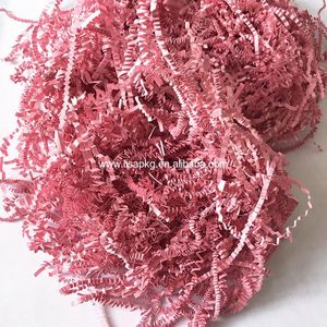 Màu Sắc Tươi Sáng Trang Trí Nhăn Cắt 3Mm Mô Giấy Shred Filler Cho Bao Bì Hộp Quà Tặng - Product Image 4