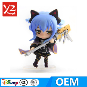 OEM elegante 8 cm alta mini figure in pvc per i bambini che giocano, modello 3d ninfa pvc figure da toy OEM factory - Product Image 1