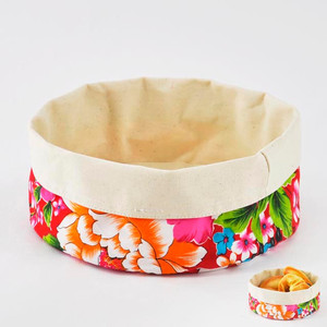 Hot Sale Red <b>Small</b> Canvas Kitchen <b>Basket</b> for Bread - Product Image 2