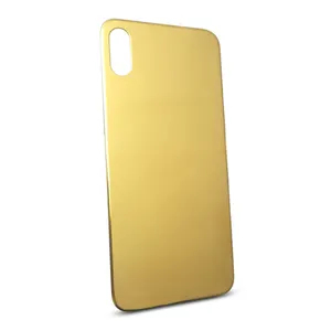 24-karat 3MU thick gold glass back cover for iphone X