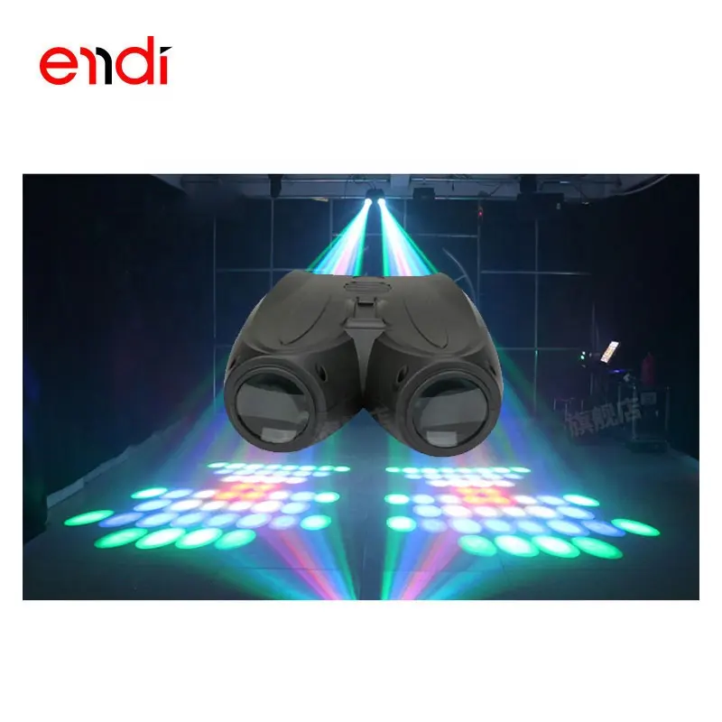 ENDI double head airship pub lights with varied Mosai design pattern for stage disco bar karaoke party band performance light