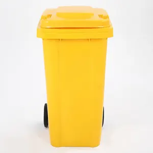 STROBIGO 120LT outdoor garbage dust bin plastic trash can/garbage trash street waste bin with lid