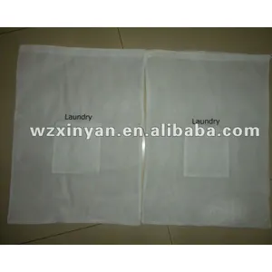 Non woven laundry bag with strings