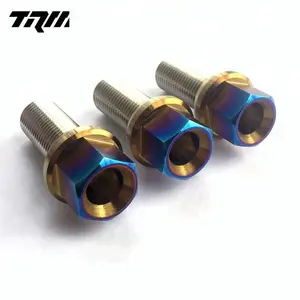 Pernos de terminales de rueda de titanio M14X1.25/1.5X28mm, en oferta