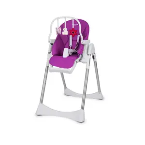 EN14988/Astm F404 Pp Plastic, Roestvrij Metaal, Pu Lederen Multifunctionele Folding Kinderstoel