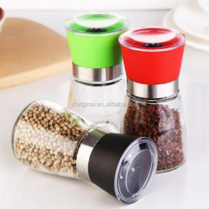 Moulin à sel et à poivre réglable en plastique 160ml moulin à épices en <span class=keywords><strong>verre</strong></span> 200g - Product Image 5