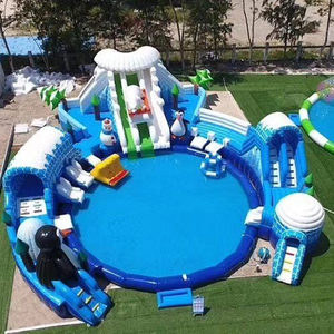 Equipo de juego de parque acuático, tobogán acuático inflable, nuevo diseño - Product Image 2