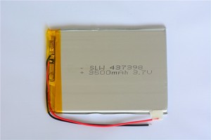 China lipo akku 437398 <span class=keywords><strong>3</strong></span>.7v 3500 mah mit hoher kapazität lithium-polymer-akku - Product Image 1