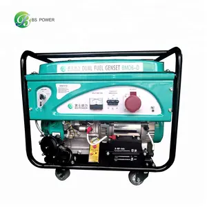 Japanese 2-17KW Easy-moving Home Gas and Gasoline Dual Fuel Generator
