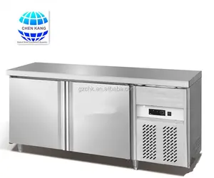 1800mm dapur kulkas/stainless steel counter atas meja kerja/daging chiller