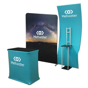 aluminum tension fabric pop up expo booth for exhibition trade show