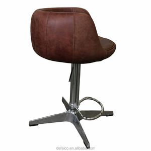 Vendimia <span class=keywords><strong>Toledo</strong></span> contrachapado respaldo silla taburete/retro metal ajustable taburete/antiguo industrial taburete - Product Image 4