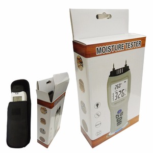 Medidor de umidade de algodão lcd <span class=keywords><strong>digital</strong></span>, testador de erro têxtil - Product Image 1
