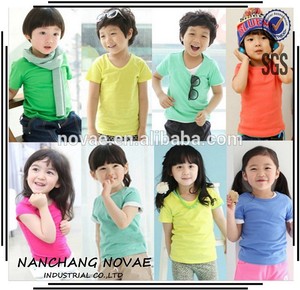 nouveau vierge de gros pour bébé vêtements enfants garçons et filles vêtements unisexes tshirts bébé hauts - Product Image 1
