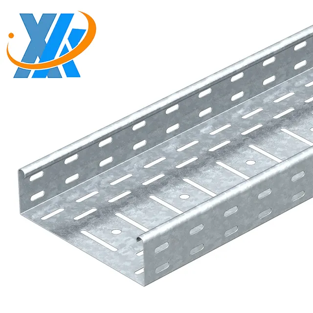 High quality gi/hdg/pg steel cable trays and trunking/cable ladder manufacturer