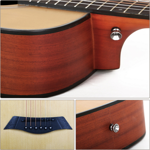 venta al por mayor 34 "nivel <span class=keywords><strong>de</strong></span> <span class=keywords><strong>entrada</strong></span> tapa <span class=keywords><strong>de</strong></span> pícea acabado mate guitarra acústica niños pequeños GA-T2 - Product Image 4