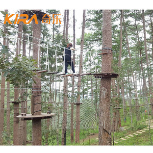 Corde <span class=keywords><strong>de</strong></span> côte à roulettes, équipement <span class=keywords><strong>de</strong></span> parc d'aventure en plein air, Course <span class=keywords><strong>de</strong></span> corde avec ligne zippée, offre spéciale - Product Image 6