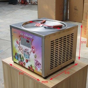 CE RoHs NSF Phê Duyệt Kolice Table <span class=keywords><strong>Top</strong></span> Mini Truy Cập Đứng Đầu Taco Cán Fry Chiên Máy Máy Làm Kem/Cuộn Máy Làm Kem - Product Image 3