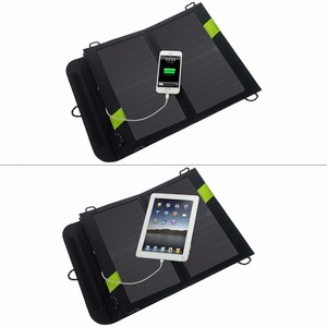 Portátiles flexibles 14 W Panel Solar Carga Paquete Cargador de Paneles Solares para Acampar Senderismo Escalada . - Product Image 2