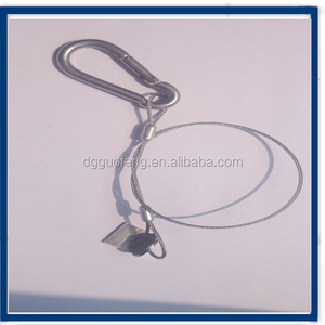 Cuerda de <span class=keywords><strong>Alambre</strong></span> de acero L Montaje y Mosquetón para la iluminación - Product Image 2