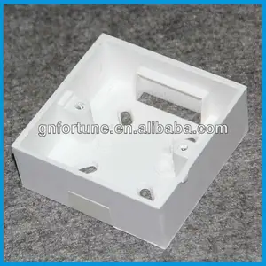 Bangladesh eléctrica 3X3 PVC caja de interruptor