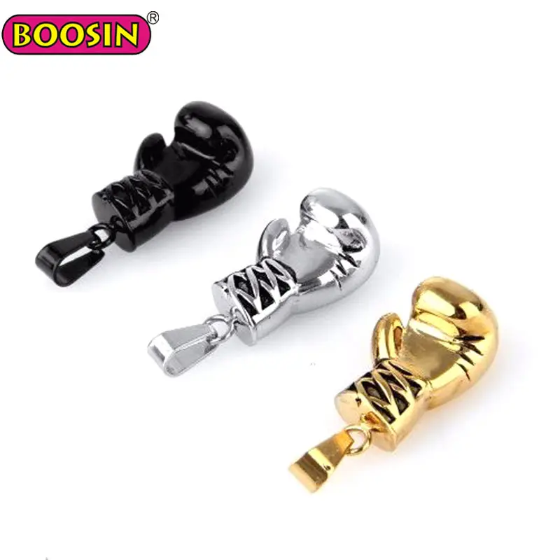 Custom fashion alloy metal sport fitness jewelry boxing glove charms