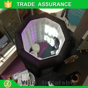negro y blanco material de oxford inflable atlanta photo booth fiestas - Product Image 2