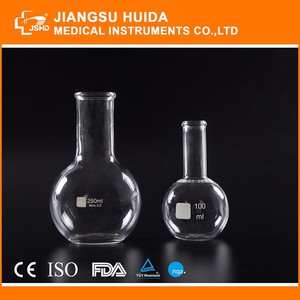 Directo de fábrica de la boca de tierra estándar cuello corto frasco de ebullición - Product Image 5