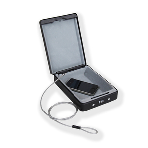 Metal Hidden Car Portable Safe, Hidden Theft Proof Mini Small Security Car Portable Safe Box/