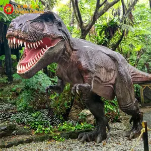 Waterdichte Realistische 3D Levensgrote Simulatie Animatronic Dinosaur T-rex Dinosaurus Model te koop