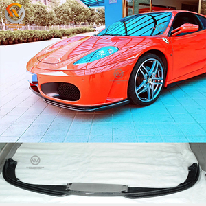Lame de pare-choc arrière en Fiber de carbone, pour <span class=keywords><strong>Ferrari</strong></span> F430 2005 — 2009, 3 pièces - Product Image 2