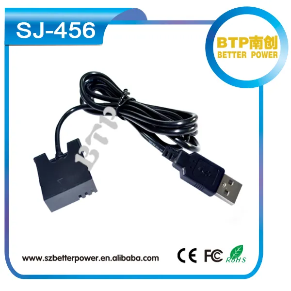 For SJCAM Dummy Battery,SJ-456 5-24V USB-DC Coupler Power Supply For SJCAM