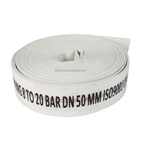 Tuyau de lutte contre l'incendie en caoutchouc PVC Sanxing 2 pouces 50mm DN50 pour l'irrigation des incendies de classe a & B