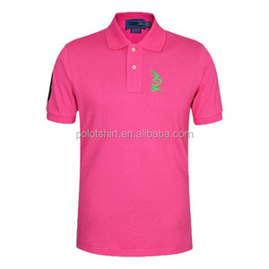 高品质的男士定制刺绣马球 - Product Image 4