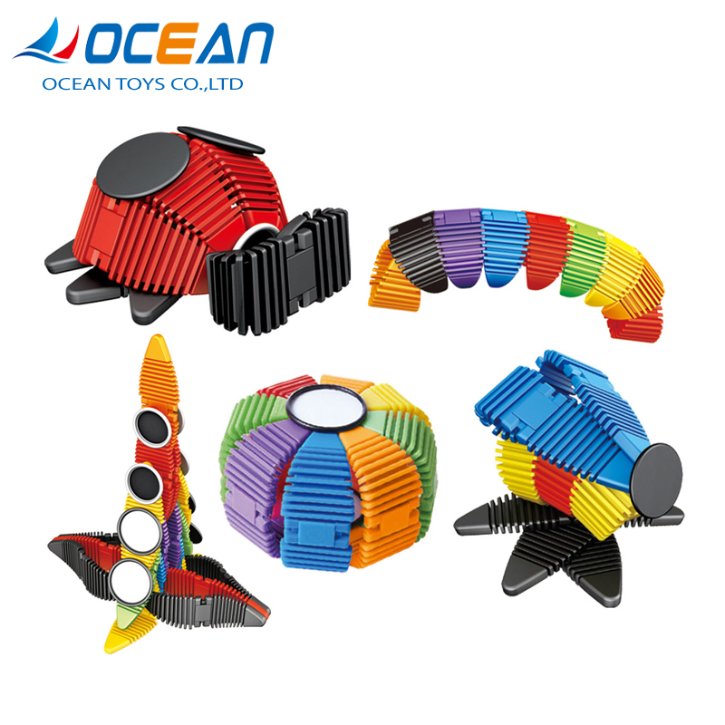 Наиболее популярные Producs китай DIY Детская Магнитная строительные блоки игрушка для тактильные Training