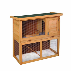Gallinero de madera para exteriores, jaula para pollos para conejos, jardín, casa de madera para mascotas - Product Image 1