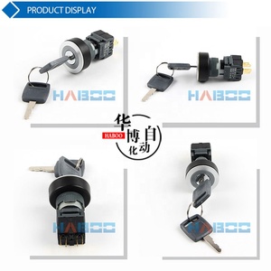 HBC16/22 Serie 2 o <span class=keywords><strong>3</strong></span> posiciones interruptor de enclavamiento 250 V 5A llave 1NO + 1NC - Product Image 4