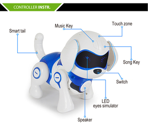 Intelligent smart LED yeux déplacer le robot jouet pour chien avec <span class=keywords><strong>musique</strong></span> chansons - Product Image 3