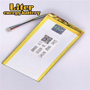 Plug 1,0-5 p customized 3,7 V 4070135 5000 mAh Li-polymer battery Li polymer battery - Product Image 1
