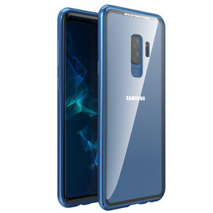 Adsorbimento magnetico Cassa di Vetro per Samsung <span class=keywords><strong>Galaxy</strong></span> <span class=keywords><strong>S9</strong></span> Temperato Vetro Della Copertura Posteriore del Metallo Paraurti per Samsung <span class=keywords><strong>S9</strong></span> Più - Product Image 2