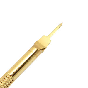 Alat Pemotong Kulit Gigi Asli Lebar 1.5Mm Laras <span class=keywords><strong>3Mm</strong></span>, Peralatan Pelubang Kulit Kerajinan Jahit Renda Pahat Pelubang 1/2/4/6 - Product Image 3