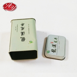 Chinese Longjing Green Tea Tin Box