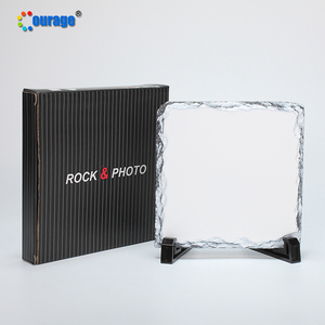 15*15Cm Giá Thấp Thăng Hoa Trống Đá Phiến Khung Ảnh Bán Buôn (SH-19) - Product Image 5