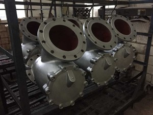 Ansi lớp 150 mặt bích <span class=keywords><strong>Y</strong></span> loại lọc với bộ lọc bằng thép không gỉ cho nước dễ uốn sắt cơ thể kích thước 2in-24in - Product Image 3