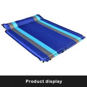 Impermeabile Outdoor Air Materasso con Cuscino Doppio Formato Gonfiabile Materassino, Spugna Ad Alta Rimbalzo di Campeggio Stuoia, Pad A Pelo - Product Image 5