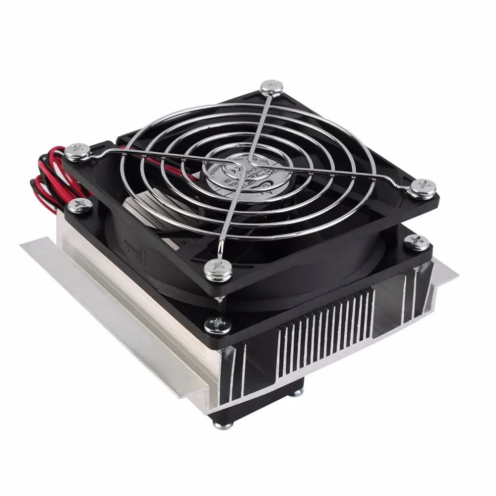 Thermoelectric Peltier 60W Cooler Refrigeration Semiconductor Cooling System Kit Cooler Fan Finished SetためComputer CPU Hot