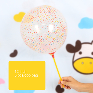 Ballons géants en Latex Transparent, 36 pouces, 1 pièce, <span class=keywords><strong>confettis</strong></span> transparents pour décorations de mariage - Product Image 5