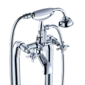 Free Standing <span class=keywords><strong>vasca</strong></span> da bagno rubinetto <span class=keywords><strong>miscelatore</strong></span> rubinetto <span class=keywords><strong>vasca</strong></span> <span class=keywords><strong>con</strong></span> doccia a mano, antico bagno Free Standing doccia rubinetto - Product Image 3